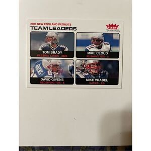 2003 fleer Tom Brady and teammates #3 mint condition/grade